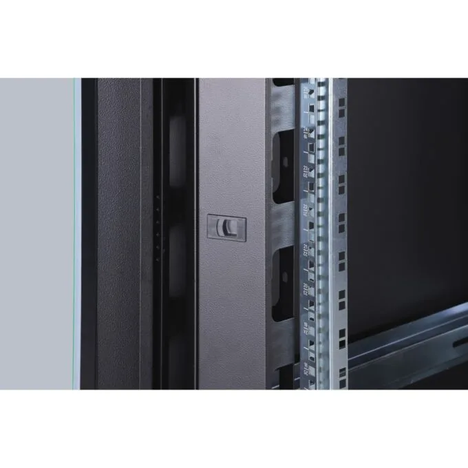 DIGITUS Netzwerkschrank Unique 42U 2053x800x800mm Black - Freight Shipping — image 5