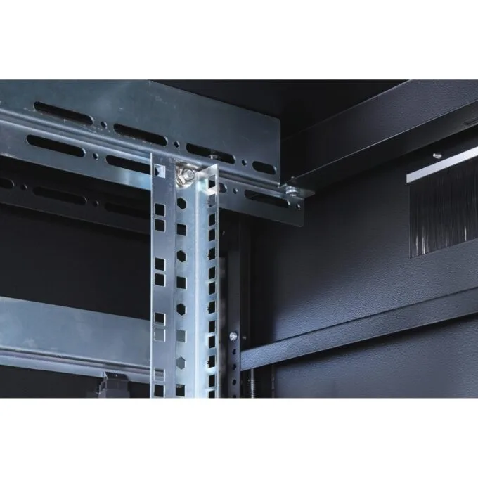 DIGITUS Netzwerkschrank Unique 42U 2053x800x800mm Black - Freight Shipping — image 8