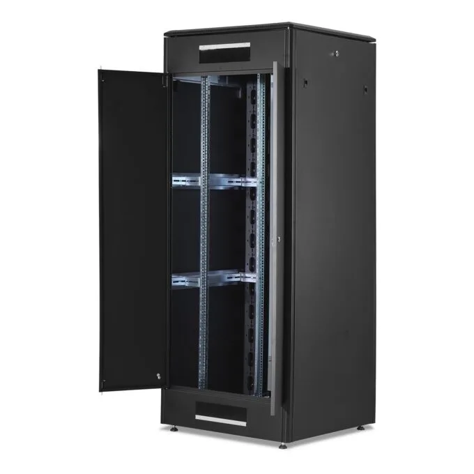 DIGITUS Netzwerkschrank Unique 42U 2053x800x800mm Black - Freight Shipping — image 10