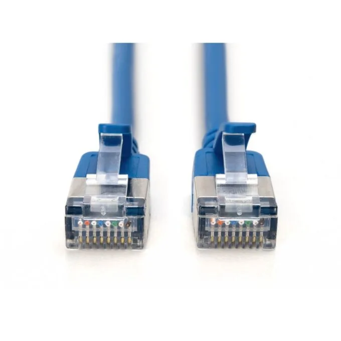 DIGITUS Patch Cable CAT 6A F FTP Slim 0.30m Blue — image 4
