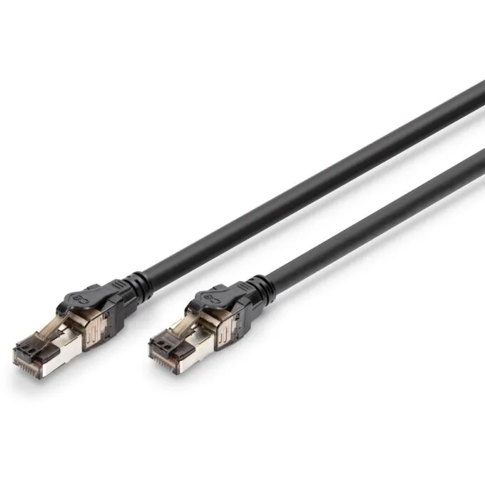 DIGITUS Patch Cable CAT 8.1 S/FTP 2.00m Black - — image 1