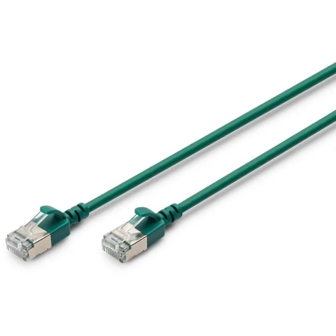 DIGITUS Patch Cable CAT6A FTP Slim 0.30m Green — image 1