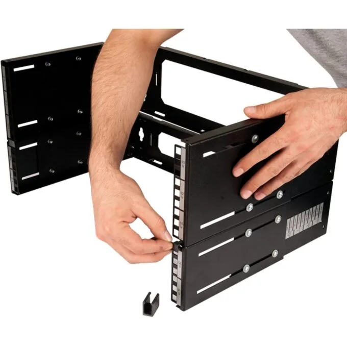 DIGITUS Patch Wall Mount Bracket 19" - 4U - Black — image 8