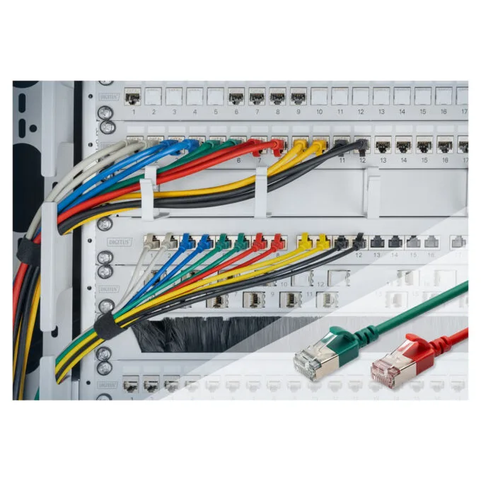 DIGITUS Patchkabel CAT 6A F FTP Slim 3.00m grau — image 1