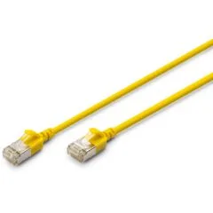 DIGITUS Patchkabel CAT 6A F/FTP Slim 1.50m - Yellow