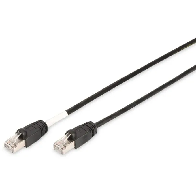 DIGITUS Patchkabel Cat6 S/FTP 2xRJ45 5.0m Outdoor - Black, Cat6 S/FTP — image 1