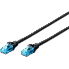 DIGITUS Patchkabel RJ45 U/UTP Cat5e 3.00m - Black