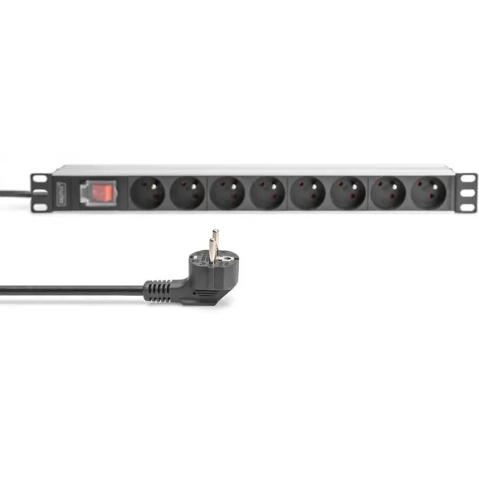 Digitus PDU 1U 8xCEE7 5 outputs 230V 16A black — image 3