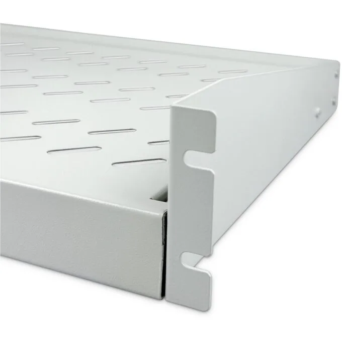 Digitus Rack Shelf 2U - Grey, 88x483x352mm - 30 kg load, 19-inch rails — image 2