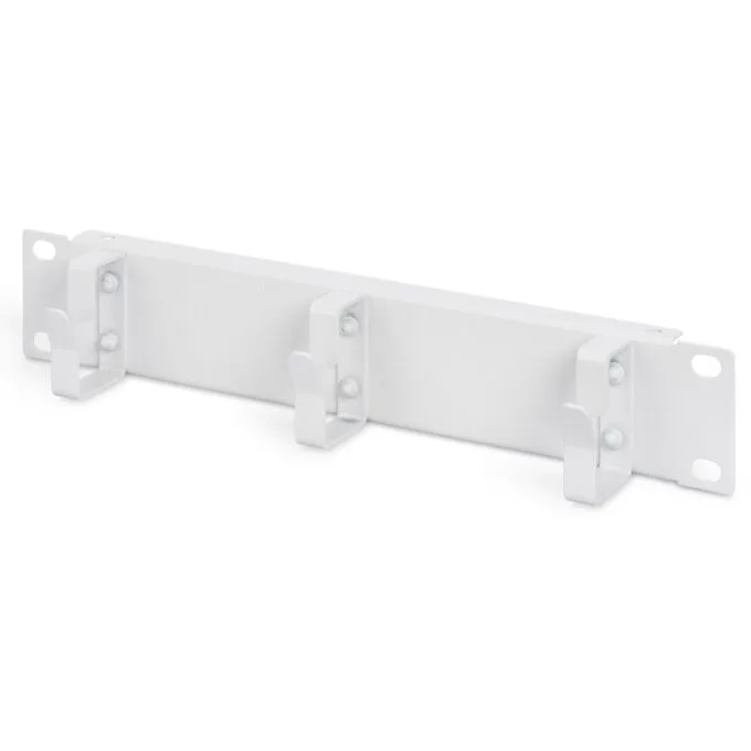 DIGITUS Rangierpanel - 1U, 10' depth, 3x rings, grey — image 1