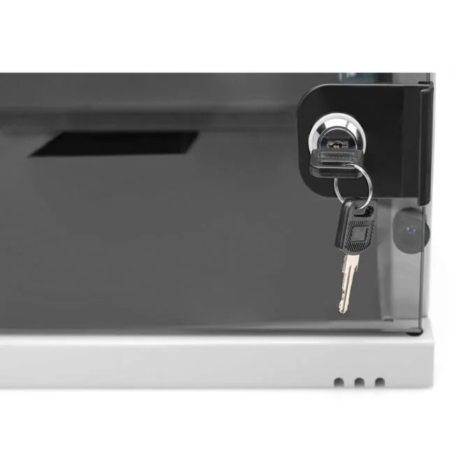 DIGITUS SOHO 4U Wall Mount Cabinet - 540x400x241 mm - Grey - Unmounted — image 7