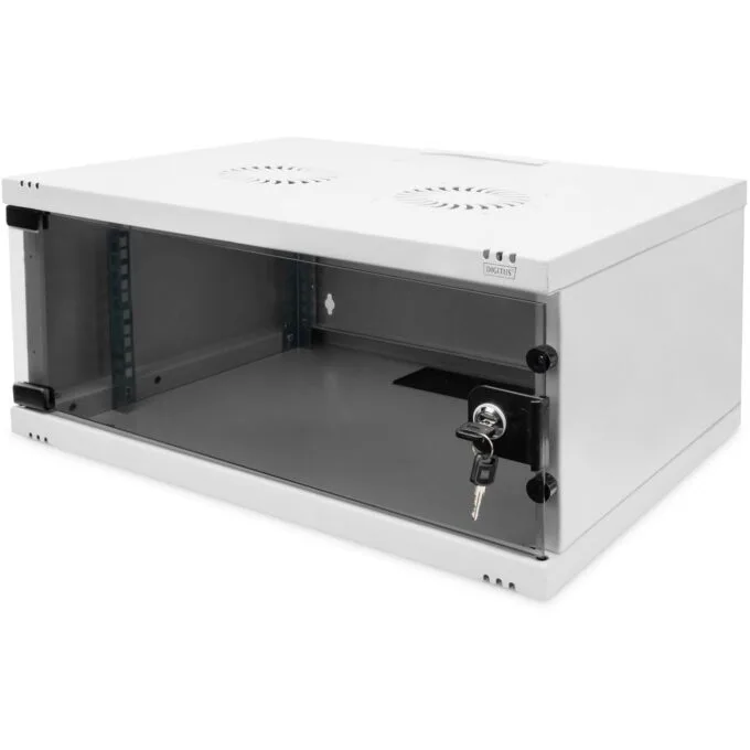 DIGITUS SOHO 4U Wall Mount Cabinet - 540x400x241 mm - Grey - Unmounted — image 1