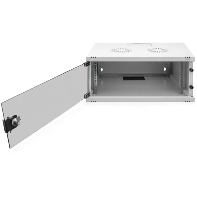 DIGITUS SOHO 4U Wall Mount Cabinet - 540x400x241 mm - Grey - Unmounted — image 8