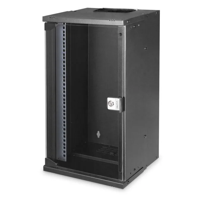 Digitus SOHO Pro Wall Mount Enclosure 12U 595x315x300 mm Black - SOHO PRO - Black — image 1