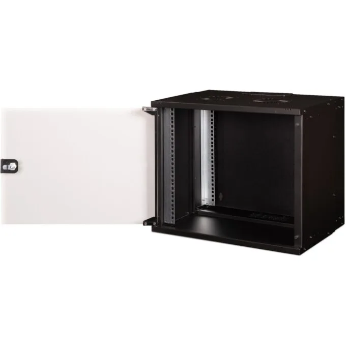 Digitus SOHO Pro Wall Mount Enclosure - SOHO PRO - Black, 9U, 460x540x400 mm, 19" — image 3