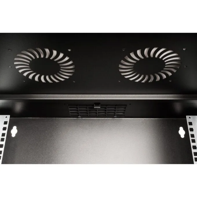 Digitus SOHO Pro Wall Mount Enclosure - SOHO PRO - Black, 9U, 460x540x400 mm, 19" — image 5