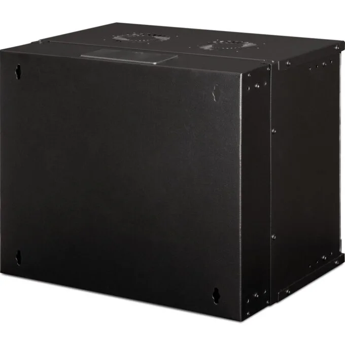 Digitus SOHO Pro Wall Mount Enclosure - SOHO PRO - Black, 9U, 460x540x400 mm, 19" — image 9