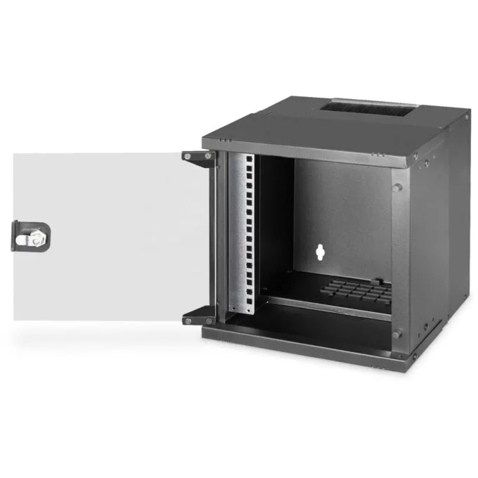 Digitus SOHO PRO Wall Mount Rack Enclosure - SOHO PRO - 6U, 325x315x300 mm, Black — image 5