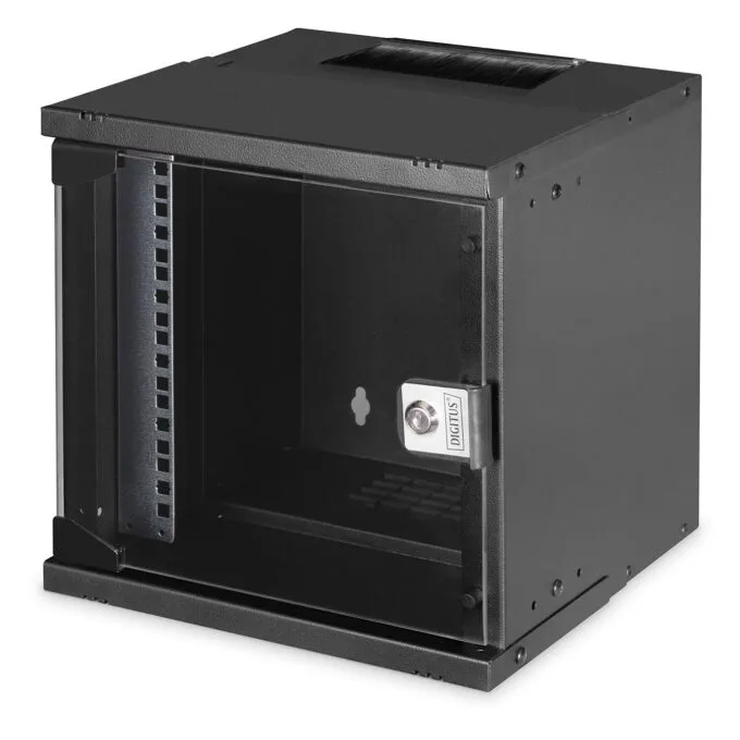 Digitus SOHO PRO Wall Mount Rack Enclosure - SOHO PRO - 6U, 325x315x300 mm, Black — image 1