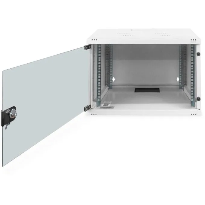 Digitus SOHO Wall-Mount Cabinet 19" 7U 370x540x400mm Glass Door Grey (RAL 7035) Unassembled — image 5