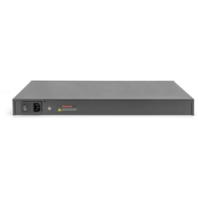 DIGITUS Switch 24-Port L2 Managed PoE Gigabit Ethernet - Black, 1U Rack-Mount — image 4