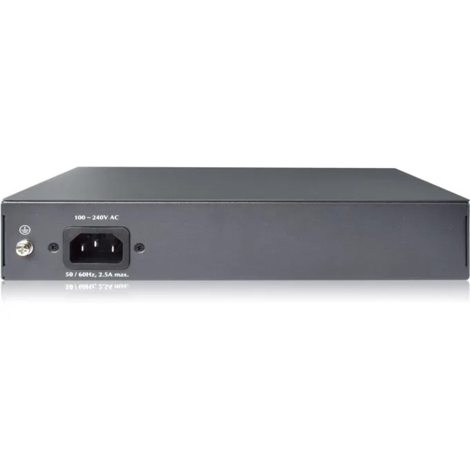 Digitus Switch 8-Port 10/100 PoE Unmanaged - Black - 120W Budget — image 3