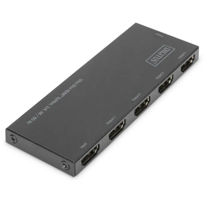 DIGITUS Ultra Slim HDMI Splitter - 1x4, 4K60 Hz, HDMI 1.4, Black — image 2