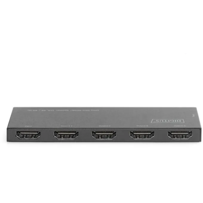 DIGITUS Ultra Slim HDMI Splitter - 1x4, 4K60 Hz, HDMI 1.4, Black — image 4