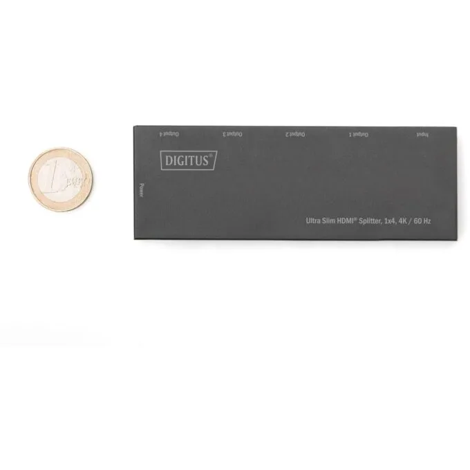 DIGITUS Ultra Slim HDMI Splitter - 1x4, 4K60 Hz, HDMI 1.4, Black — image 6