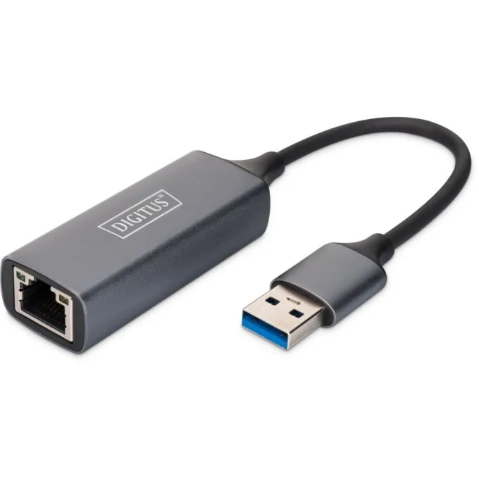 Digitus USB 3.0 to RJ45 (ST-BU) Adapter - Color Black — image 1