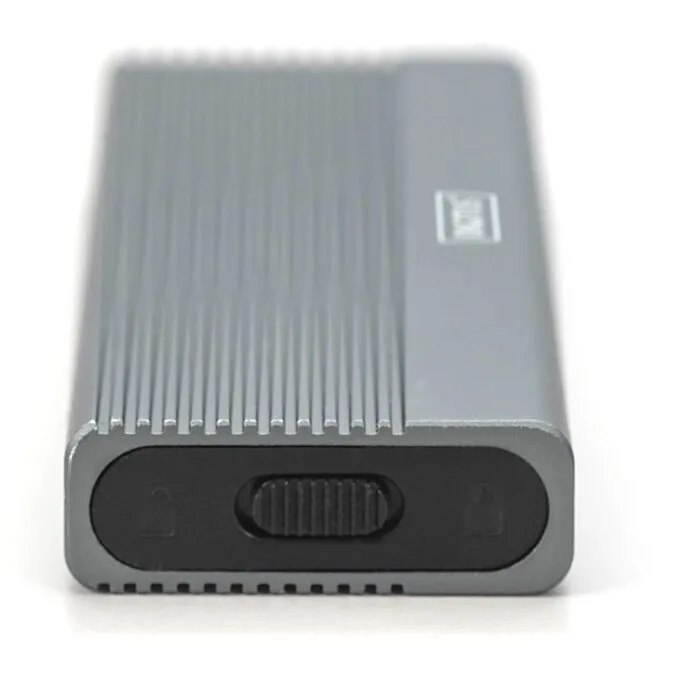 DIGITUS USB 3.1 Gen2 NVMe M.2 + SATA SSD Enclosure - Aluminum — image 3
