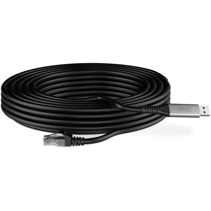 DIGITUS USB 3.2.RJ45 Ethernet Kabel 1Gbit s 10 m — image 2