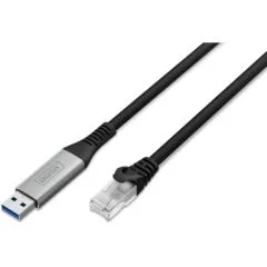 DIGITUS USB 3.2.RJ45 Ethernet Kabel 1Gbit s 10 m