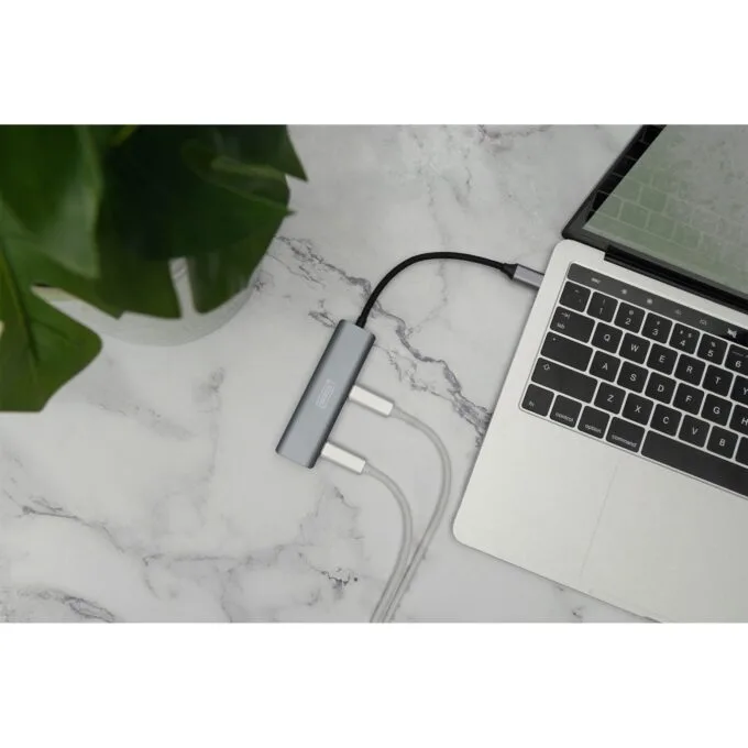 DIGITUS USB-C Hub 4-Port USB 3.1 - Integrated Cable — image 2