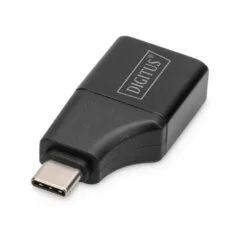 Digitus USB-C to HDMI Adapter - 4K30Hz, 5cm Cable, Black Aluminium