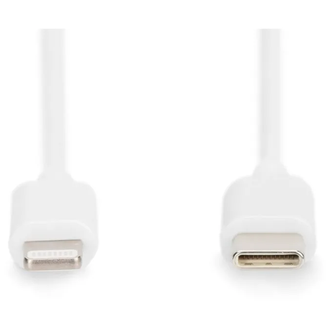 DIGITUS USB-C to Lightning Cable - White, 2 m - MFi-certified — image 2