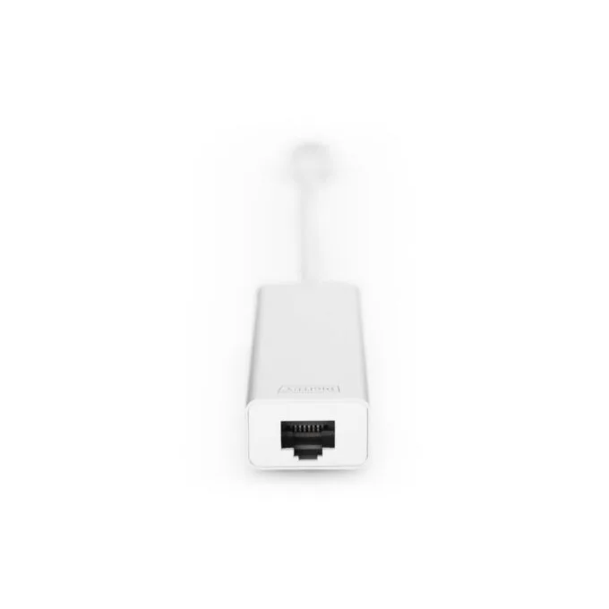 Digitus USB-Hub 3-Port USB 3.0 + 1x Gigabit LAN - Aluminium Silver/White — image 5