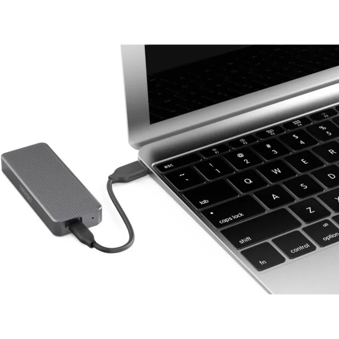 DIGITUS USB M.2 SSD Enclosure with Mounting Kit - Supports 2230/2242/2260/2280 M.2 sizes — image 3