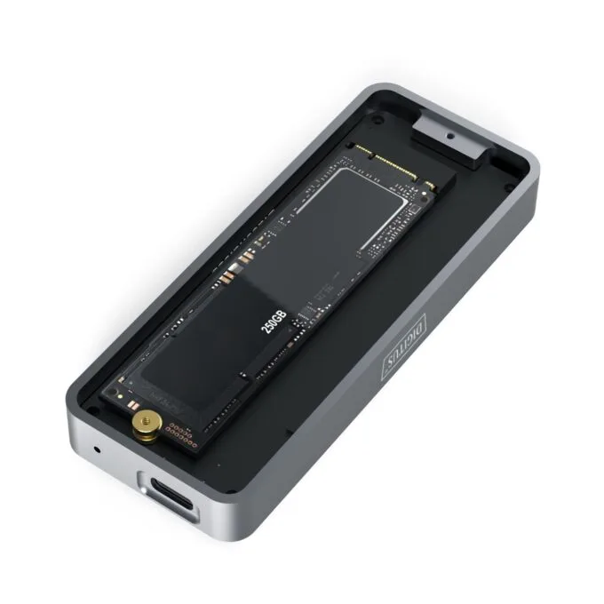 DIGITUS USB M.2 SSD Enclosure with Mounting Kit - Supports 2230/2242/2260/2280 M.2 sizes — image 5