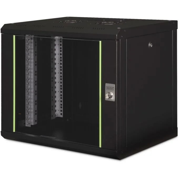 DIGITUS Wall-Mount Cabinet Unique 9U - 509x600x450mm Black — image 1