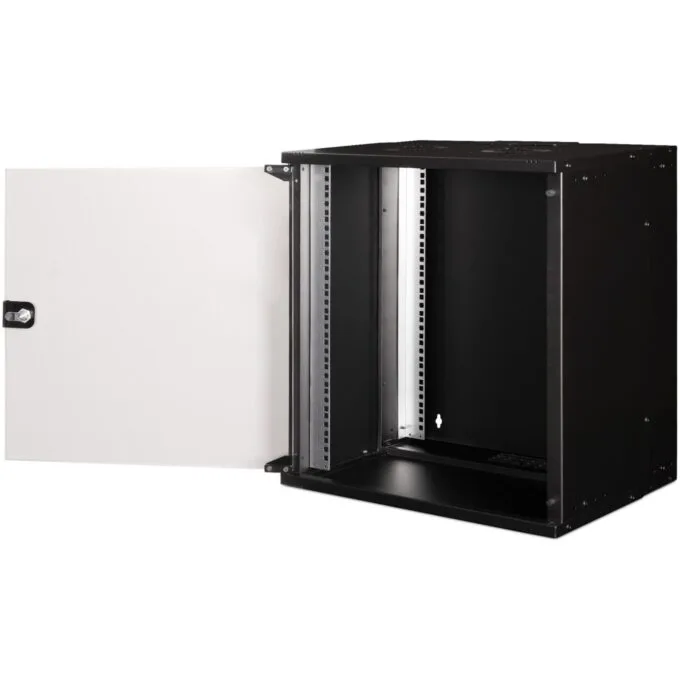 Digitus Wall Mount Enclosure - SOHO PRO - 12U, 460x540x400 mm, Black — image 4
