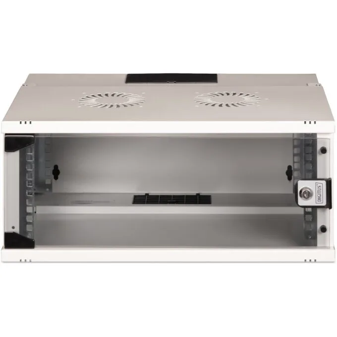 Digitus Wall Mount Enclosure SOHO PRO 4HE - SOHO PRO - Grey, 4U, 240x540x400 mm — image 4