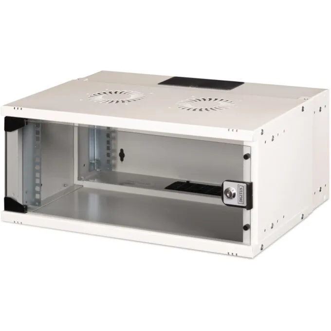 Digitus Wall Mount Enclosure SOHO PRO 4HE - SOHO PRO - Grey, 4U, 240x540x400 mm — image 1
