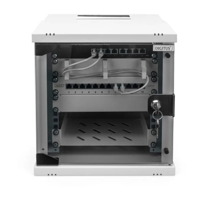 Digitus Wandgehäuse SOHO PRO 6HE - SOHO PRO - Grey, 6U, Wall-Mount, IP20 — image 7