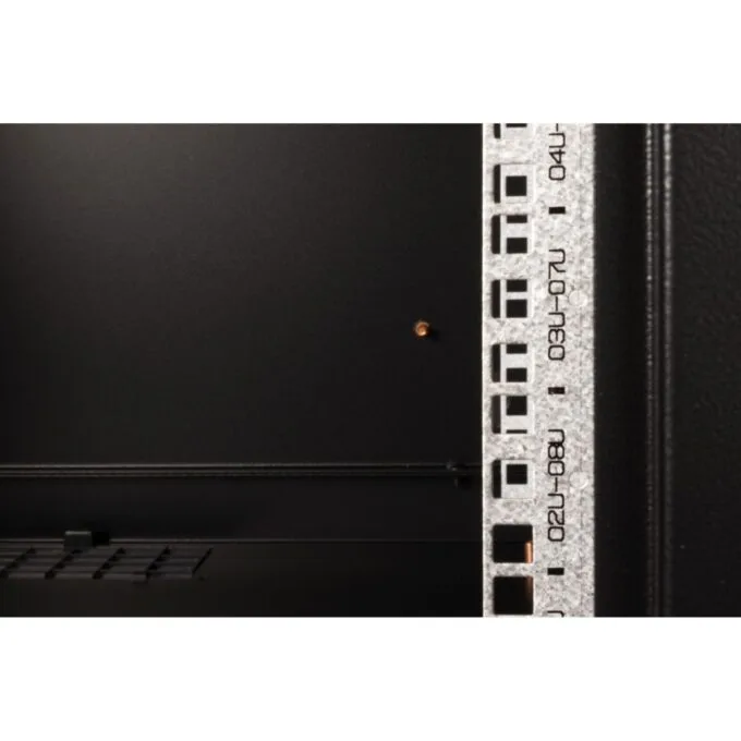 DIGITUS Wandgehäuse Unique 9HE 509x600x600mm schwarz - Wall-mount cabinet, 9U, 600mm depth — image 7