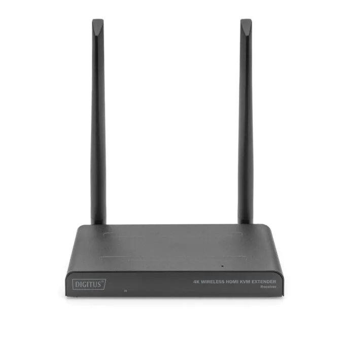 DIGITUS Wireless HDMI Receiver - DS-55328 - Black, 4K@30Hz, 1x HDMI Output, Wireless & Wired, HDMI 2.0 — image 2