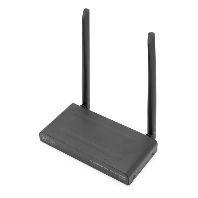DIGITUS Wireless HDMI Receiver - DS-55328 - Black, 4K@30Hz, 1x HDMI Output, Wireless & Wired, HDMI 2.0 — image 1