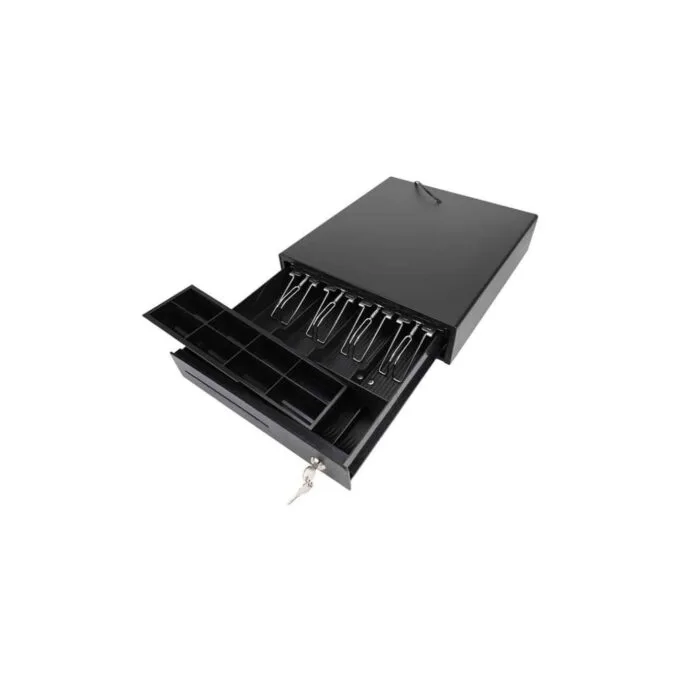 DRW-01 CASH DRAWER 335x380x90mm BLACK POWER-ON — image 2