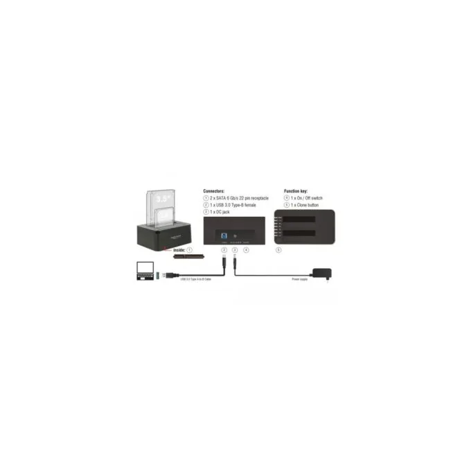 Dual Docking Station - 2 x SATA HDD SSD — image 7