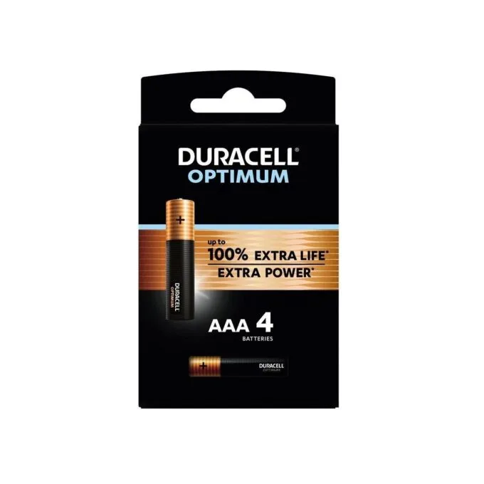 Duracell Alkaline AAA - (4pcs) Optimum — image 1